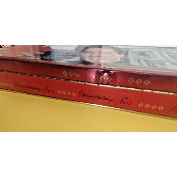Russell Stover Elvis Presley Collectible  Christmas candy tins 1997 & 1998 - Picture 13 of 14